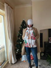 Dog christmas cuddle fleece.