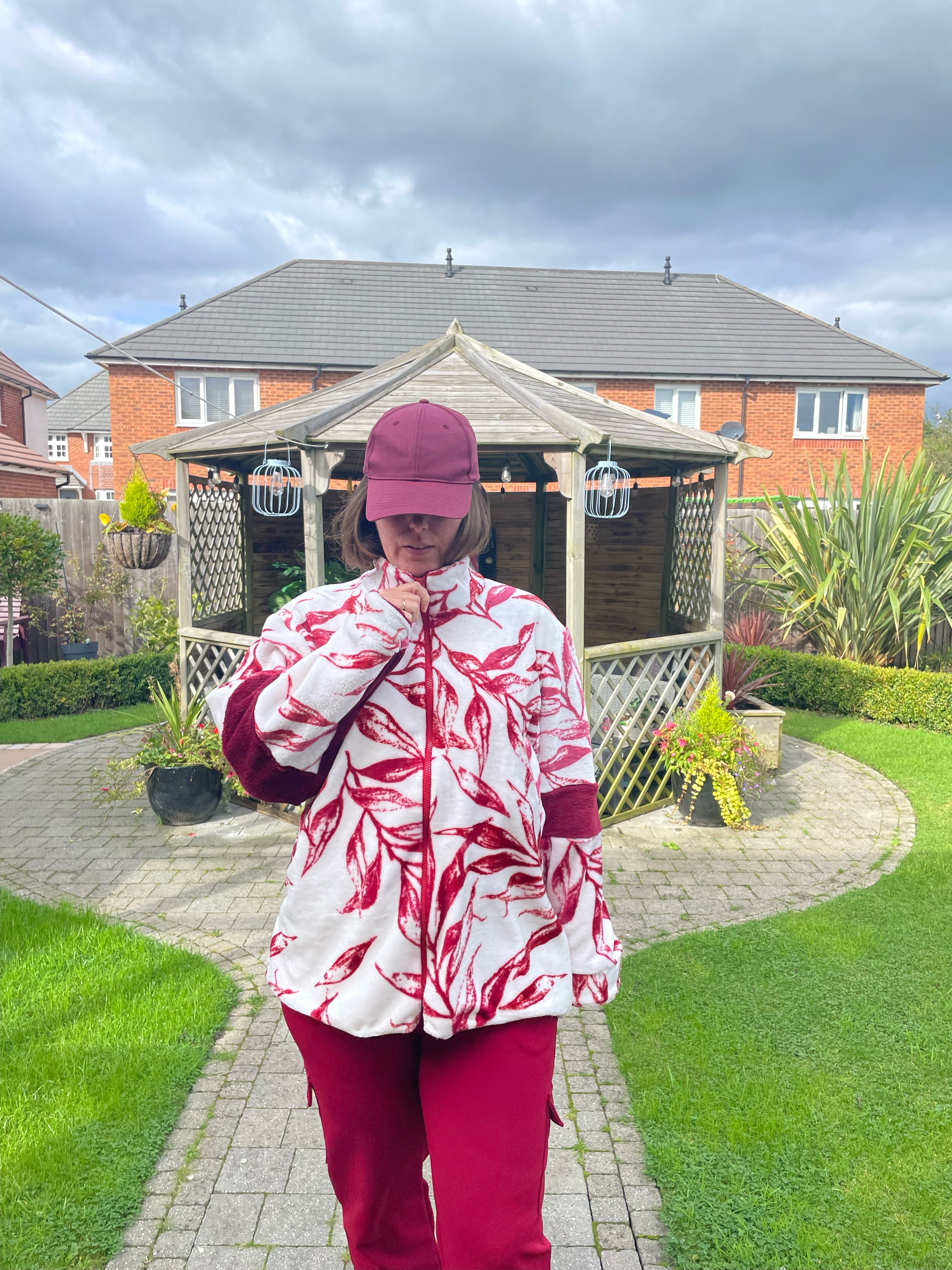 Burgundy Fleece