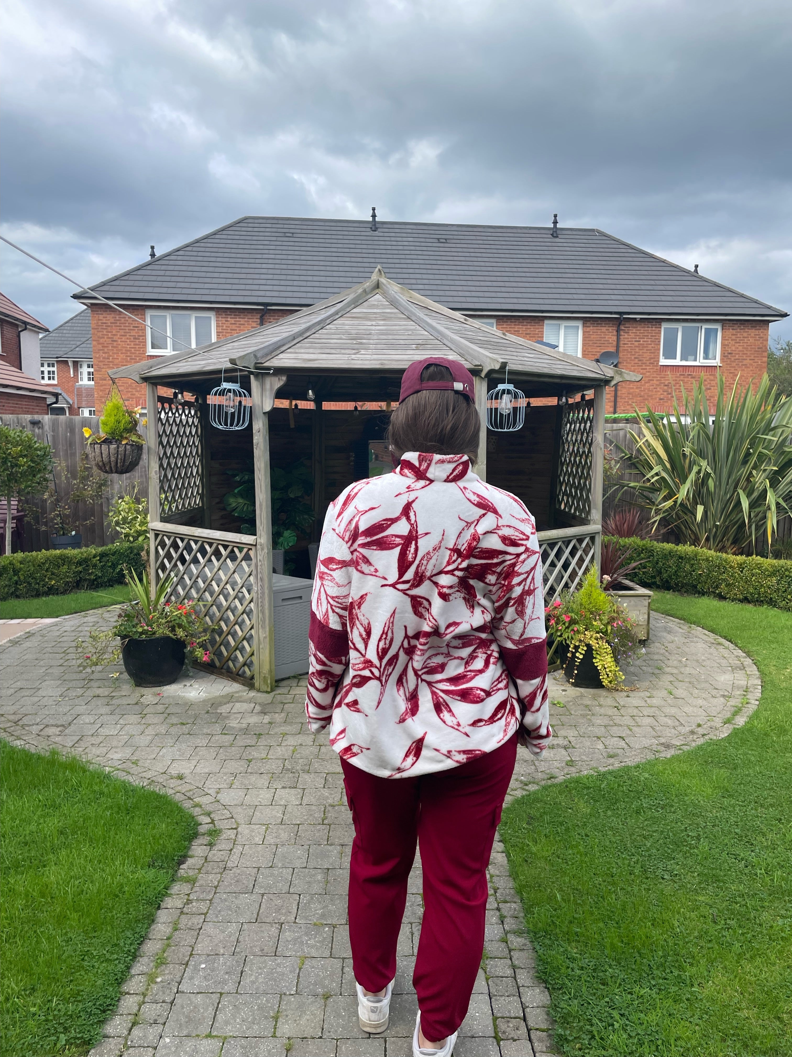 Burgundy Fleece